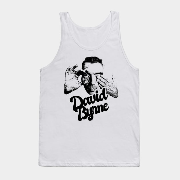 David Byrne Eye Hand 80s Style Classic Tank Top by Hand And Finger